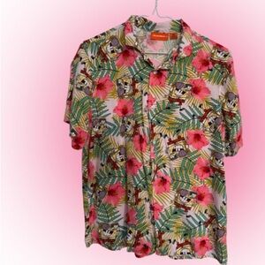 Nickelodeon SpongeBob Tropical Button Down Shirt